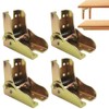 Pack of 4 Self-Locking Folding Hinge, Hinges for Table Legs,