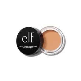 E.L.F. Iluminador De Ojos Corrector De Color Putty, Iluminador Y Prebase Para Debajo De Los Ojos Que Reduce La Apariencia De Las Ojeras, Vegano Y Libre De Crueldad An Ligero/Medio 0,14 Onzas (Paquet