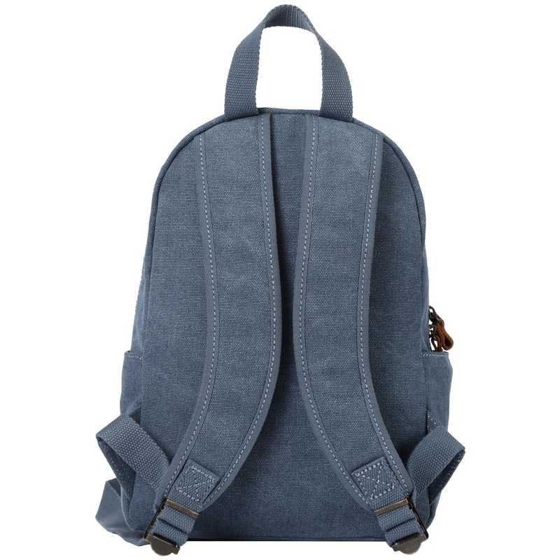 Troop London TRP0552 Classic Canvas Small Backpack (Blue)