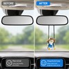 Swinging Duck Car Ornament for Rearview Mirror – Cute Resin