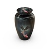 ARYSTPU Small Keepsake Cremation Urn – 3-Inch Black Mini Urns
