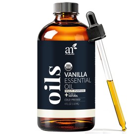 artnaturals 100% Pure Vanilla Essential Oil - (4.0 Fl Oz / 118ml) - Premium Undiluted Therapeutic Grade Natural - Aromatherapy for Diffuser, Skin and Hair Growth