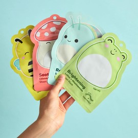 TONYMOLY x Squishmallows Sheet Mask Set – 4-Pack Facial Skincare Variety for Hydrating, Soothing, Repairing, Nourishing, Moisturizing & Glowing Skin