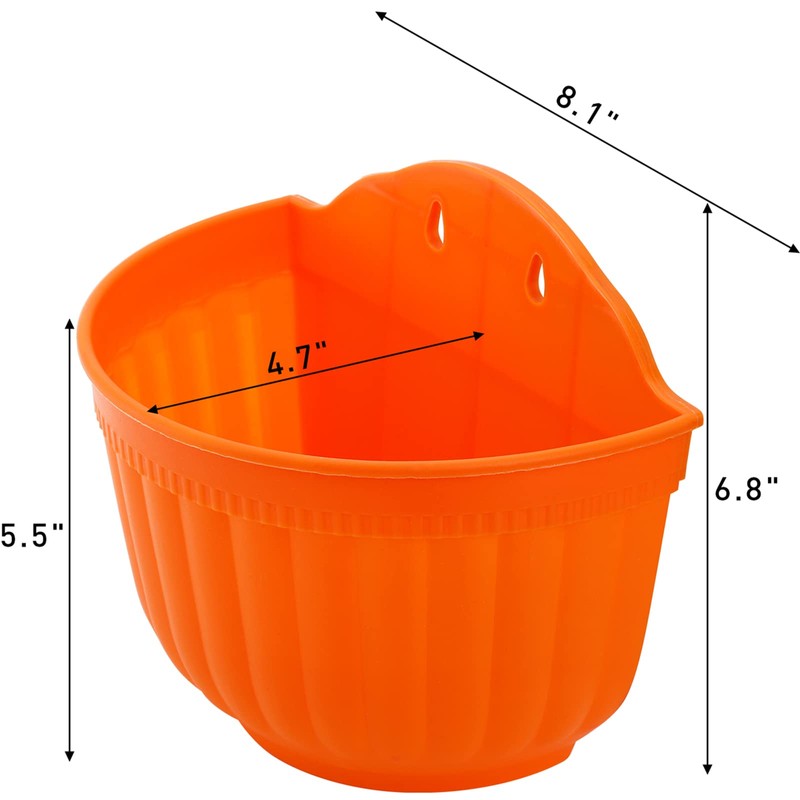DEAYOU 6 Pack Wall Planter Hanging Flower Pot, Window Hang