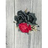 DESUNESS Wedding Flower Set with Rose Corsage and Boutonniere for