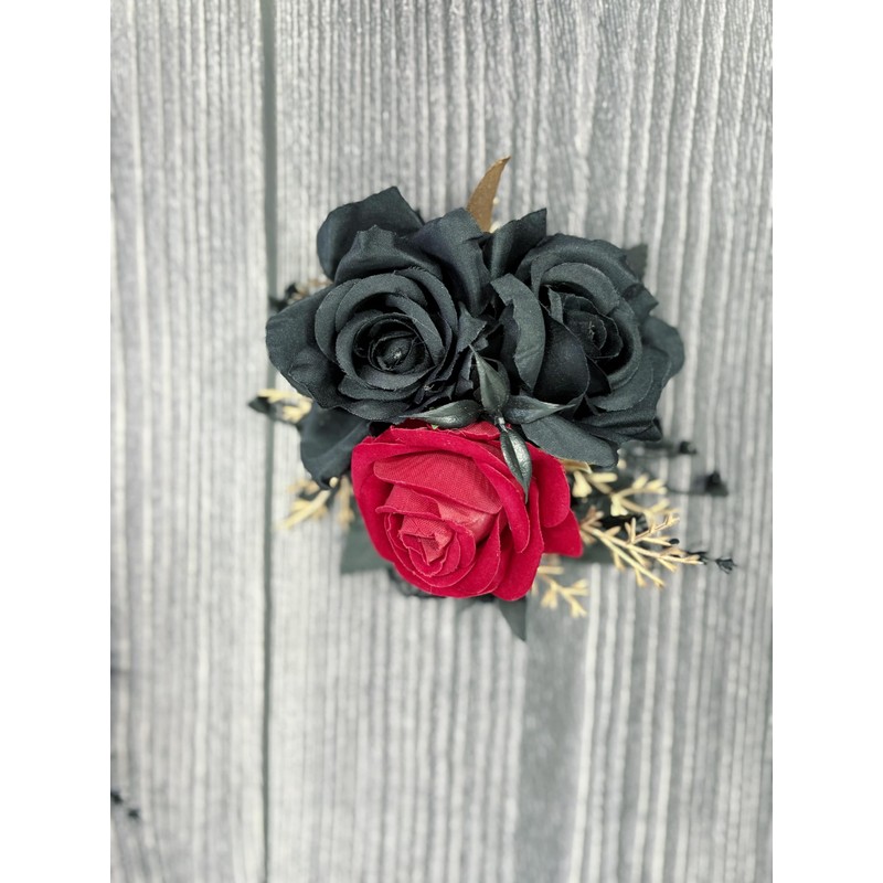 DESUNESS Wedding Flower Set with Rose Corsage and Boutonniere for