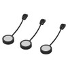 Ledvance Compact spotlights as under-unit lighting, black, 3 pieces, each