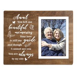 Memorial Picture Frame, Aunt Picture Frame, Sympathy Gifts for Loss of Loved Aunt, Bereavement Gifts for Loss of Aunt, Remembrance Picture Frame or Memorial Gift, Fits 4 x 6 In Photo