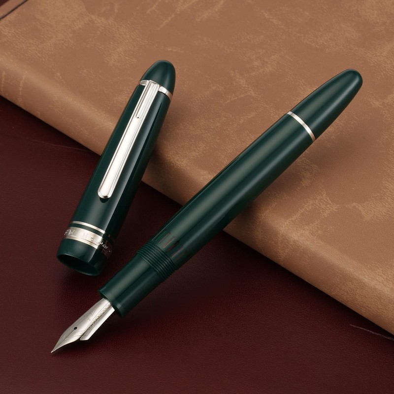 erofa Majohn P136 Piston Fountain Pen Medium Nib with Box,