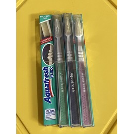 Aquafresh 4x Aquafresh Flex Toothbrush Full Soft Bristle Imported Germany *RANDOM COLORS*