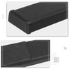 [Pair] 5 Inch Black Stainless Running Boards/Side Steps/Nerf Bars Compatible