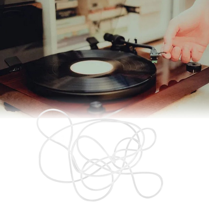 Turntable Belt Professional Replacement Transparent Record Player Rubber Belt for