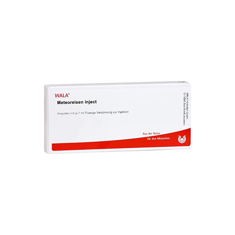 Wala Meteoreisen Inject Liquid Dilution Pack of 10 Ampoules
