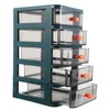 Operitacx desktop drawer organizer desktop organizer transparent desktop bin desk