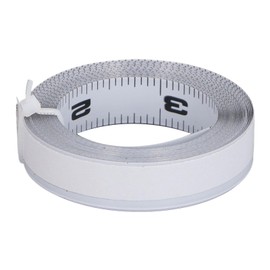 Self Adhesive Measuring Tape, Carbon Steel 12FT Reverse Direction Workbench Ruler Measuring Tape with Cuttable Design, for Handicrafts, Furniture Processing