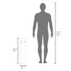 Tuhome Bali 28-Inch Toilet Paper Holder Shelf Organizer with Multiple