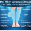 Doc Miller Calf Compression Sleeve 1 Pair 20-30mmHg Support Circulation