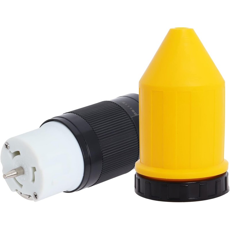 50 AMP Twist Lock Plug Female with Protective Cover, LL550C