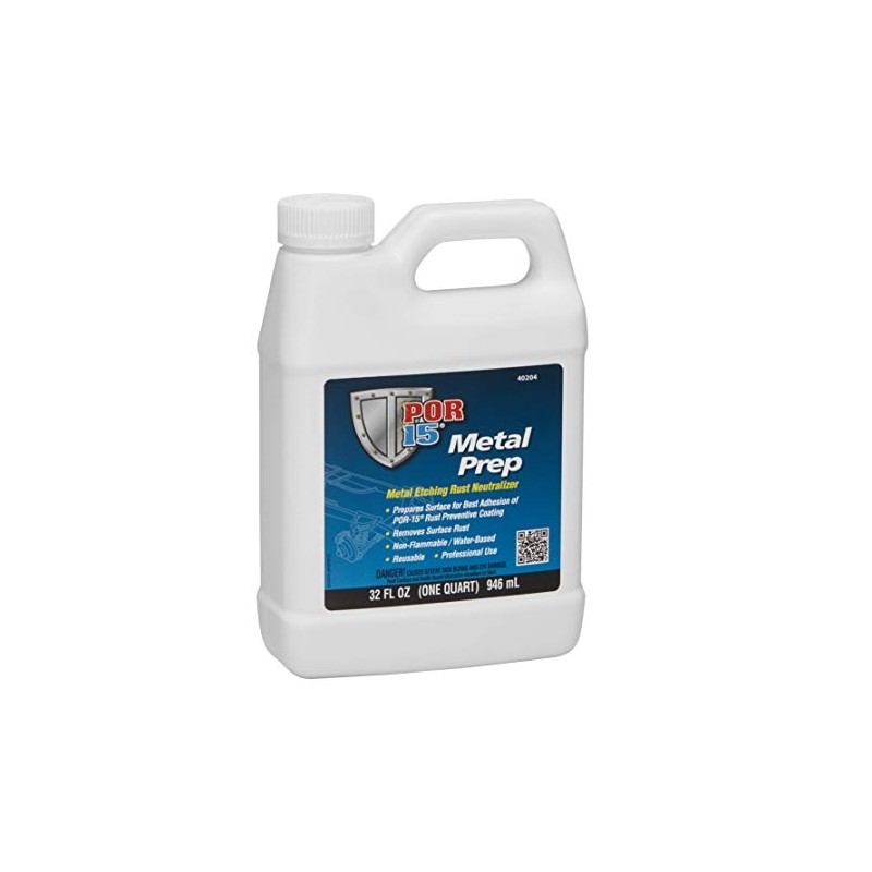 POR-15 Metal Prep, Metal Etching Rust Neutralizer, Non-flammable and Water-based,