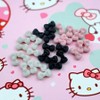 Kitty Ribbon Parts (20 Pieces) Nail Art Material, J-54 Kitty Ribbon Parts (20 Pieces) - White / 키티 리본파츠(20개입) 네일아트재료, J-54 키티 리본파츠(20개입)-화이트