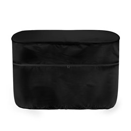 Horeset Black RV Camper Propane Tank Cover Fits 20LB Dual Propane Tanks,Heavy Duty Cover for RV,Travel Trailer,Camper