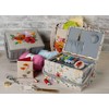 Hobby Gift Medium Sewing Craft Hobby Storage Box, Wildflowers