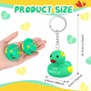 Deekin 48 Pcs Mental Health Awareness Rubber Duck Keychains Mental