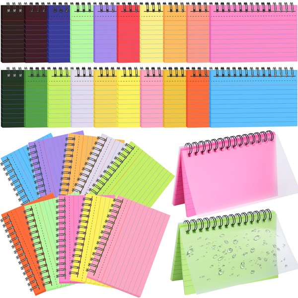 1000 PCS Colorful Spiral Index Cards 4x6 Inch Flash Cards