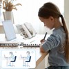 GLIDESMOOTH Book Stand, Book Stand, Book Stand, Metal Bookrest, Adjustable