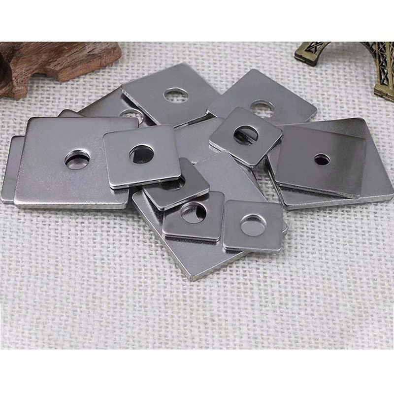 BOZONLI Square Plate Washer, Stainless Steel Heavy Duty Square Washers