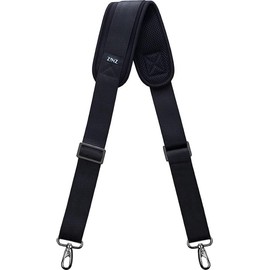 ZINZ Shoulder Strap, 57" Padded Adjustable Shoulder Bag Straps Replacement for Bags with D-ring (Black, 001)