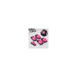 Kit Protecciones Adulto Rodilleras Coderas Muñequeras Iciqlo Rosa