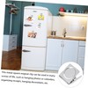 jojofuny 6Pcs Magnetic Clips for Refrigerator Strong Metal Memo Clips