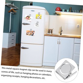 jojofuny 6Pcs Magnetic Clips for Refrigerator Strong Metal Memo Clips for Whiteboard Holders for Notes Photos and Reminders for Home and Office Organization