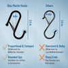 Blau Marité 10-Pack Metal S Hooks for Hanging – Heavy-Duty