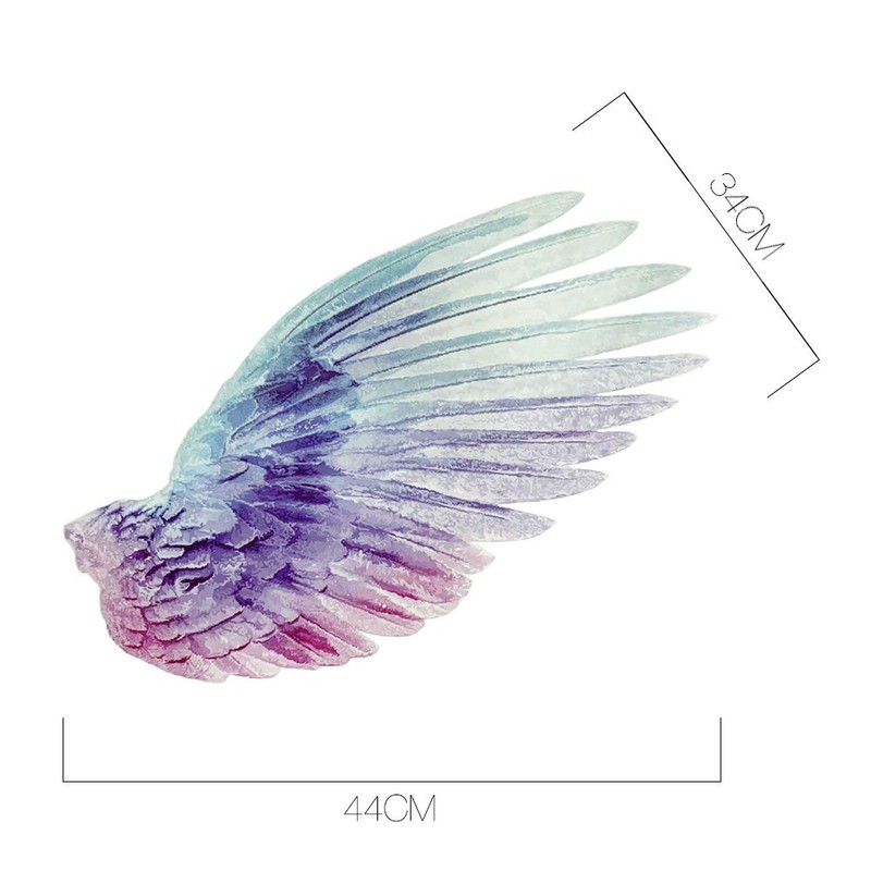 Awesomes Nordic Angel Wings Wall Sticker Children's Room Cute Stylish