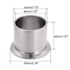 sourcing map KF40 304 Stainless Steel 40 mm / 1.57