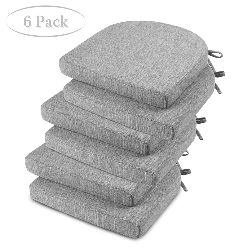 Basic Beyond Chair Cushions for Dining Chairs 6 Pack, Kitchen