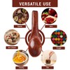Katyjun Pack of 11 Mini Spice Spoons, 6 cm Wooden