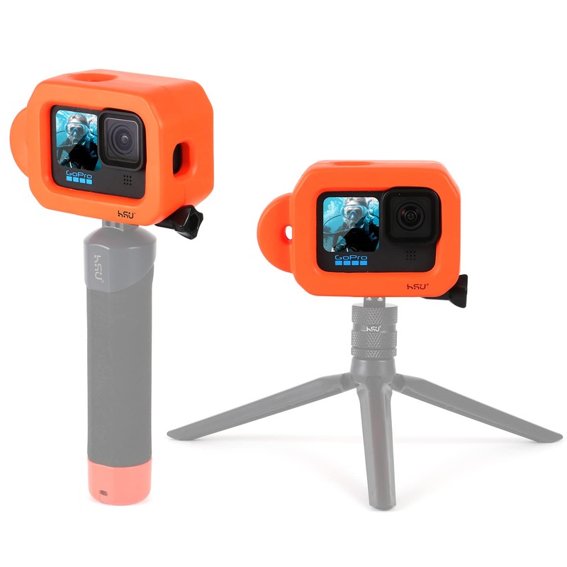 HSU Super Buoyancy Gopro Floating Case Underwater Accessories Orange Float