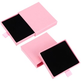 Pack of 2 Jewellery Gift Box, Small Jewellery Box, Thick Paper Jewellery Box, Extendable Gift Box, Small, Jewellery Storage for Bracelets, Necklaces, Earrings, Rings, Jewellery Gifts