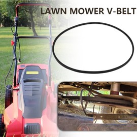 SG Store 1 x Lawnmower Belt Rubber Replacement 37x74cm Lawn Mower Belt for Lawn Tractor Lawn Tractor Strimmer Bulldozer Weed Cutter Outside Perimeter 1448mm Black