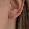 14k basic gold ball earrings gold (each) 4mm basic (8mm)