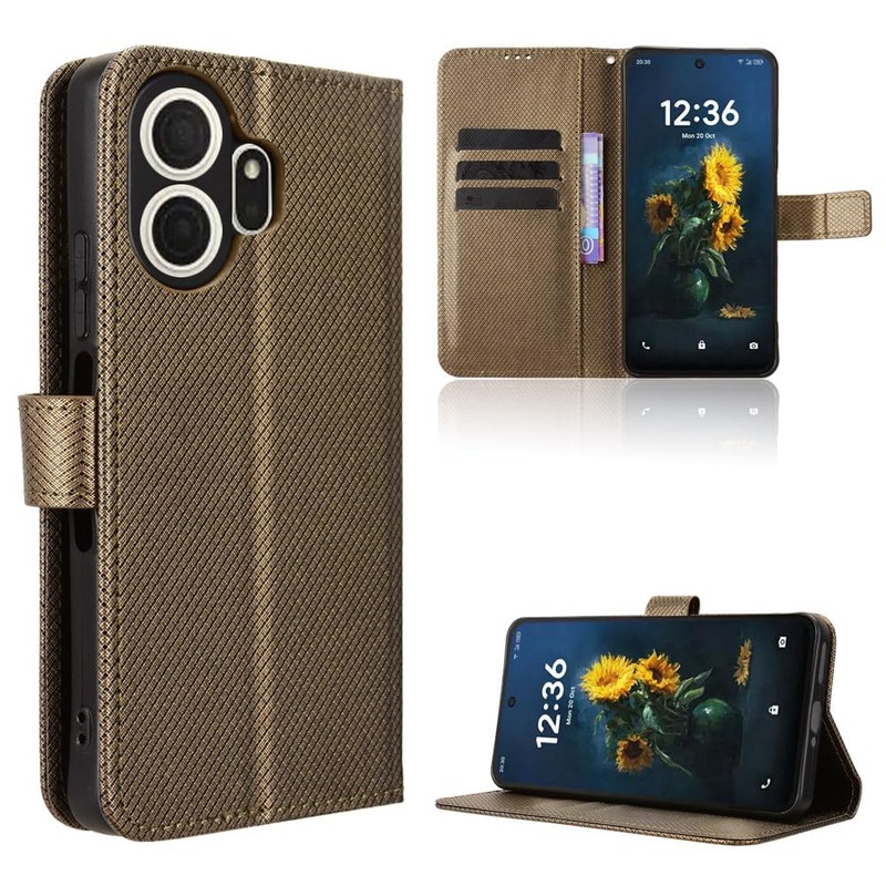 NEOYUKL Shell for TCL NxtPaper 70 Pro Wallet Case Brown