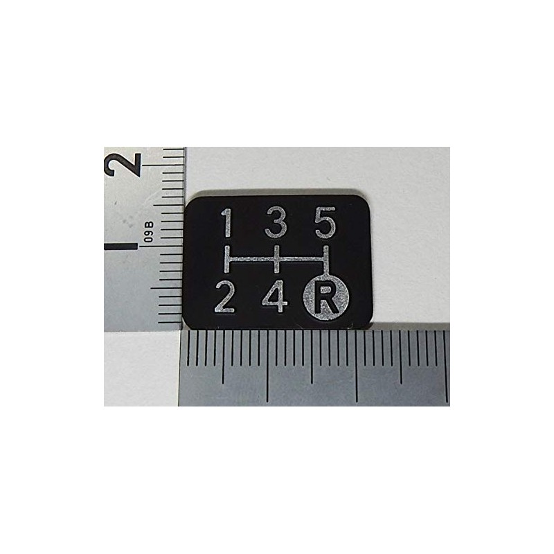 Tuningfan SPP-K501 Diamond Cut Shift Pattern Plate for 5 MT