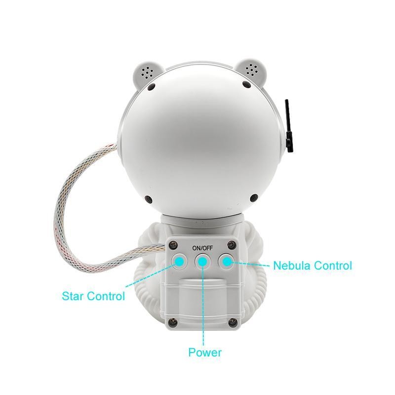 WEDEESUN Astronaut Galaxy Projector Star Projector with Timer and Remote