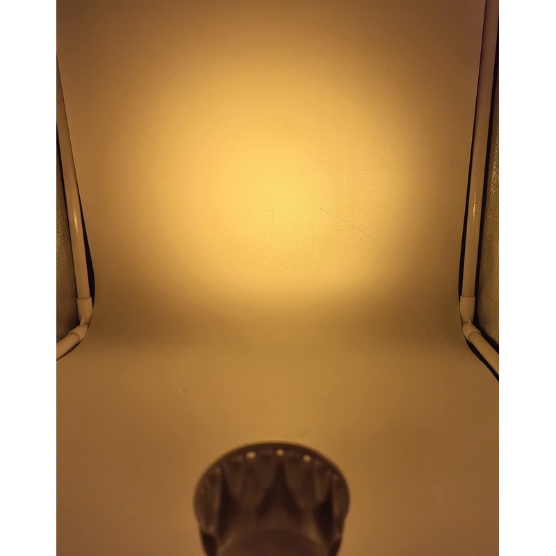 JSVSAL MR16 (GU10 Base) LED Light Bulb,Dimmable,120-Volt,Yellow, 6-Watt(50-Watt Equivalent),Aluminum Casing,40