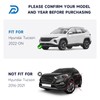 DORENA in-Channel Rain Guards Window Visors Fit for Hyundai Tucson