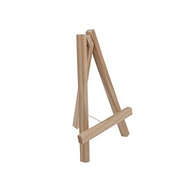 CRAFTY CAPERS Wood Easel Display Stand, Natural, 19 x 25cm