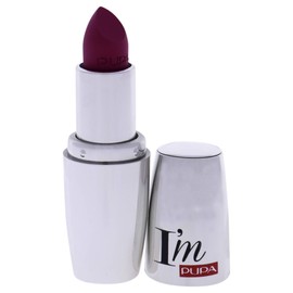Pupa Milano I Am Matt Pure Colour Lipstick - Dresses Lips in Full, Deep Colour - Matte, Velvety and Extremely Sensory Feel - Glides on without Weighing Lips - 051 Blue Fuchsia -